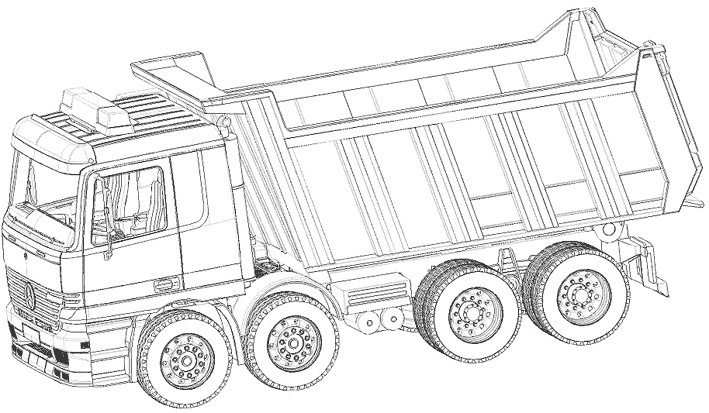Coloriage De Camion Benne Imprimer Coloriage De Camion De Chantier