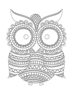 Coloriage De Chouette Ou Hibou 46 Best Coloriages De Hiboux Pour Adulte Owl Adult Coloring Pages