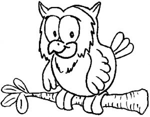 Coloriage De Chouette Rigolote Dessins Gratuits Colorier Coloriage Hibou Imprimer