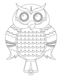 Coloriage De Chouettes Gratuit 46 Best Coloriages De Hiboux Pour Adulte Owl Adult Coloring Pages