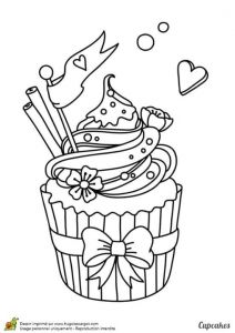 Coloriage De Cupcake à Colorier Colorir Zentangles Pinterest