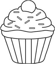 Coloriage De Cupcake Facile Cupcake Paige S 10th Birthday Pinterest