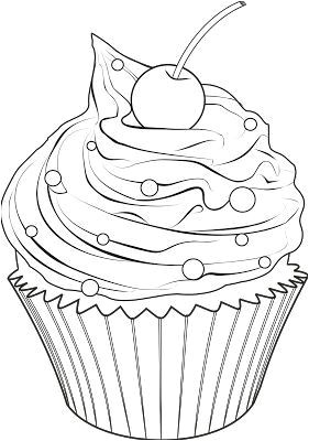 Coloriage De Cupcake Kawaii the 91 Best Coloriage Nourriture Images On Pinterest