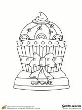 Coloriage De Cupcake Mignon De Savoureuses Crªpes Au Beurre Colorier Pour La Fªte De La