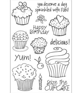Coloriage De Cupcake Mignon Hero Arts Clear Stamps 4" X 6" Sheet Cupcakes Paper Crafting