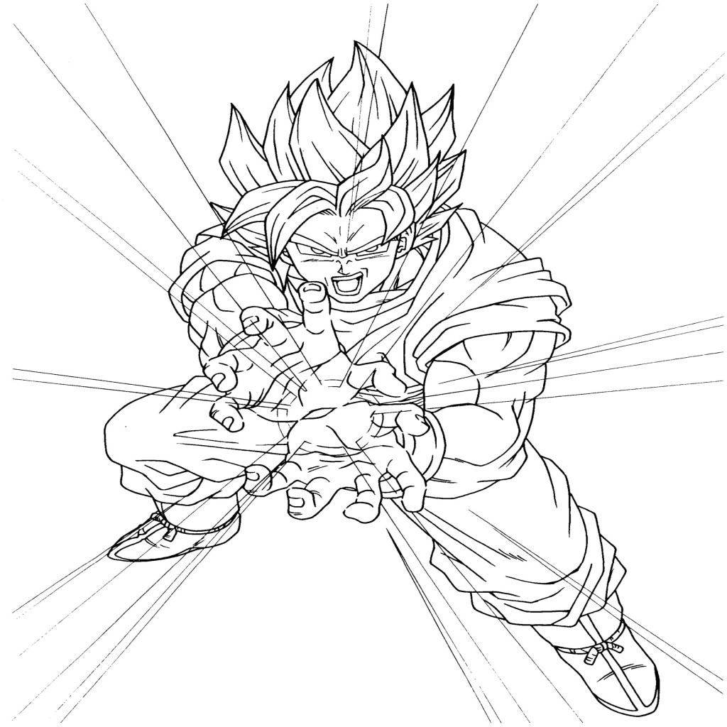 Coloriage De Dragon Ball Z Freezer à Imprimer élégant Coloriage Dragon Ball Z Sangoku Super Sayen