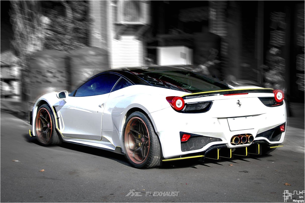 Coloriage De Ferrari 458 Italia Ferrari 458 Italia Spider Race Version Valvetronic Exhaust
