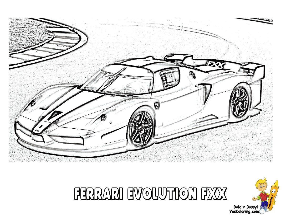 Coloriage De Ferrari F430 A Imprimer 34 Dessins De Coloriage Ferrari   Imprimer Sur Laguerche Page 1
