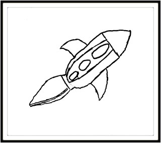 Coloriage De Fusée En Ligne Activité Dessins Kawaii Dessins Dirigés Avec 18