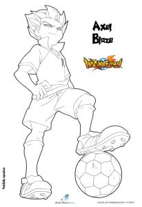 Coloriage De Inazuma Eleven Axel Blaze Colorier