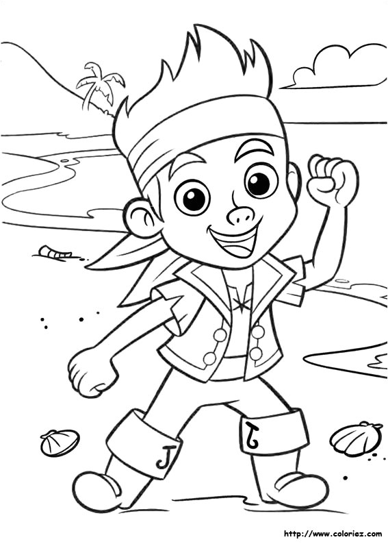 Coloriage De Jack Et Les Pirates Du Pays Imaginaire A Imprimer Coloriage Jack Et Les Pirates Capitaine Crochet