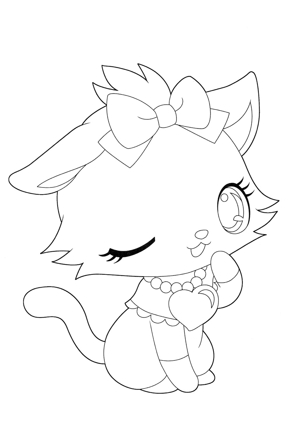 Coloriage De Jewelpets Coloriage Jewelpet Linh