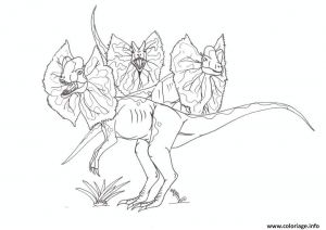 Coloriage De Jurassic Park 3 Coloriage 3 Dinosaures Papillons Jurassic Park 130 Jecolorie