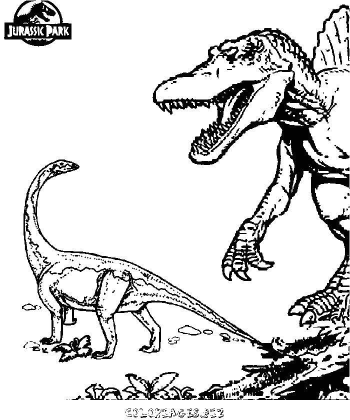 Coloriage De Jurassic Park 3 Coloriages Jurassic Park Les Animaux