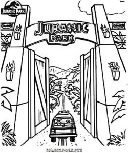 Coloriage De Jurassic Park A Imprimer Coloriage Jurassic Park 4