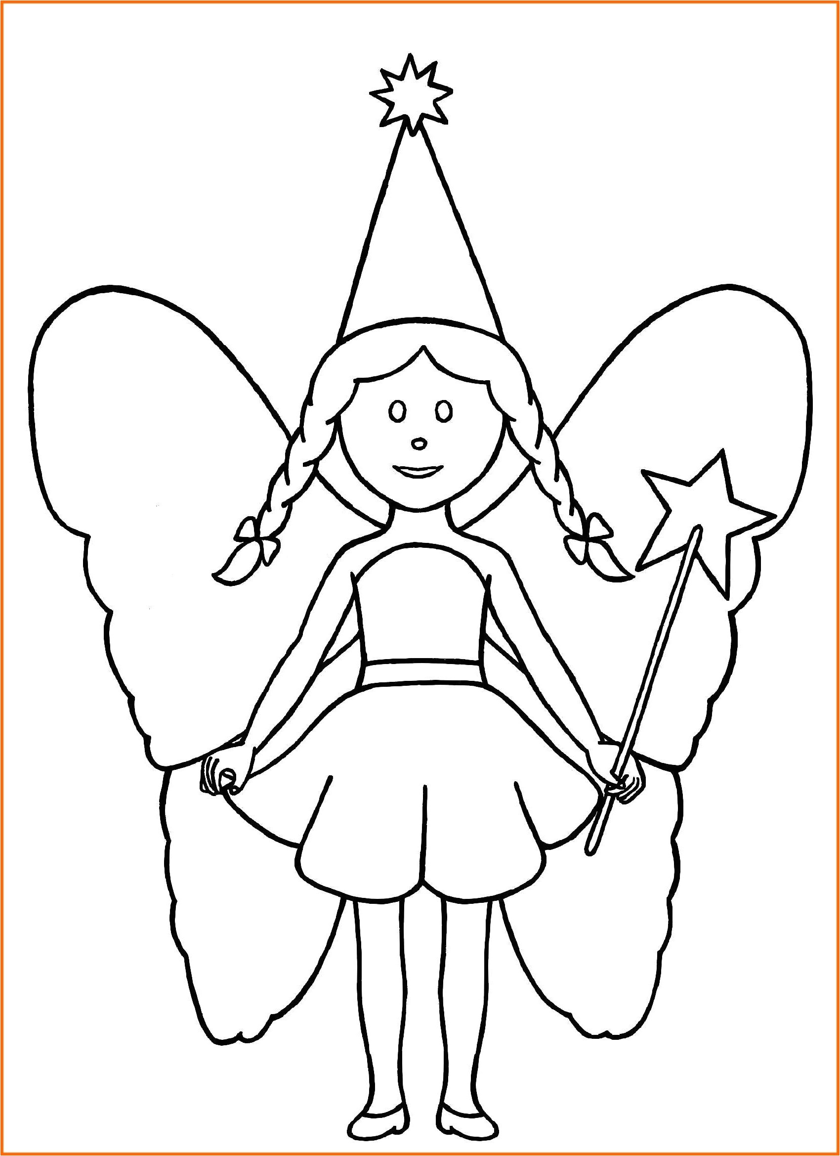 Coloriage De La Fée Clochette En Couleur Coloriage A Dessiner Facile
