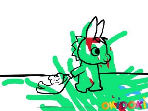 Coloriage De La Fée Clochette Et Sa soeur Chez Madame