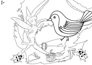 Coloriage De La Fee Clochette Et Ses Amis A Imprimer Coloriage Page 3