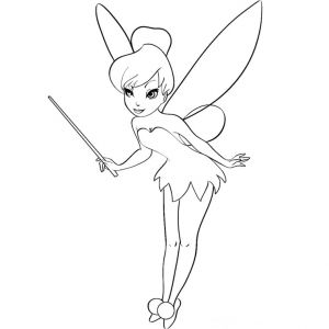 Coloriage De La Fee Clochette Et Ses Amis A Imprimer Dessins Gratuits Colorier Coloriage Fee Clochette Imprimer