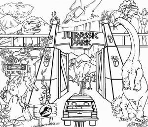 Coloriage De Lego Jurassic Park Detailed Printable High Resolution Free Clipart Jurassic Park