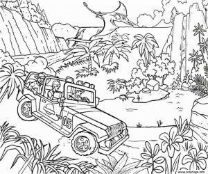 Coloriage De Lego Jurassic Park Jurassic Park Lego Coloring Pages – Color Bros