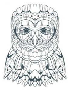 Coloriage De Mandala De Chouette 46 Best Coloriages De Hiboux Pour Adulte Owl Adult Coloring Pages