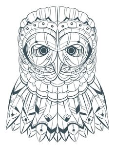 Coloriage De Mandala De Chouette 46 Best Coloriages De Hiboux Pour Adulte Owl Adult Coloring Pages