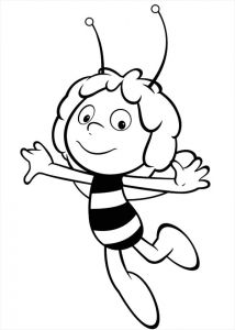 Coloriage De Maya L Abeille Maya L Abeille 119 Dessins Animés – Coloriages   Imprimer