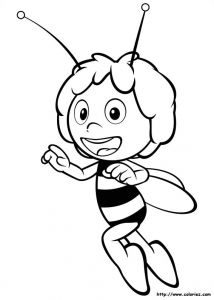 Coloriage De Maya L Abeille Maya L Abeille 3 Dessins Animés – Coloriages Imprimer