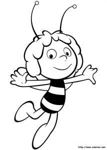 Coloriage De Maya L Abeille Maya L Abeille Dessins Animés – Coloriages Imprimer