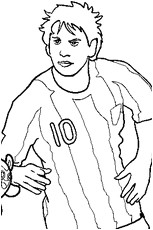 Coloriage De Messi A Colorier Coloriage Lionel Messi En Ligne Gratuit Imprimer