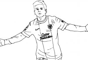 Coloriage De Messi A Colorier Coloriage Messi   Imprimer Sur Coloriages Fo