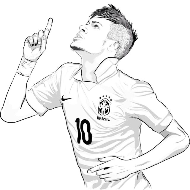 Coloriage De Messi Et Neymar Lionel Messi Coloring Pages Unique Messi Neymar Suarez Coloring