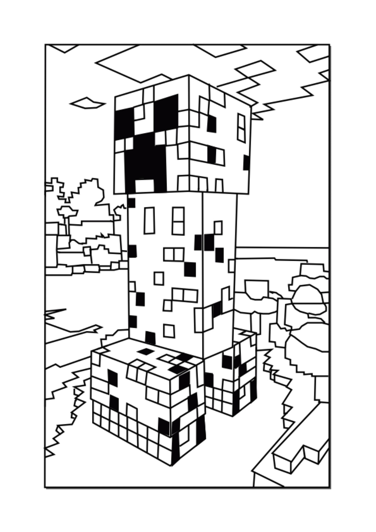 Coloriage De Minecraft Creeper Best Minecraft Creeper Coloring Pages Free Printable Minecraft Coloriage De Minecraft Creeper Best Minecraft Creeper Coloring Pages Free Printable Minecraft