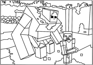Coloriage De Minecraft Gratuit à Imprimer Coloriage Minecraft Coloriages Pour Enfants