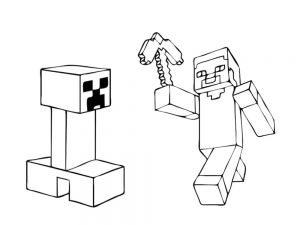 Coloriage De Minecraft Herobrine Coloriage Minecraft 20 Mod¨les Imprimer Gratuitement