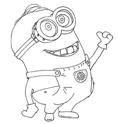 Coloriage De Minion à Imprimer Gratuit How to Draw Bob the Minion with A Teddy Bear From the Minions Movie
