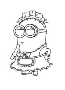 Coloriage De Minion à Imprimer Gratuit Minions Tegninger Til Farvel¦gning Printbare Farvel¦gning for B¸rn
