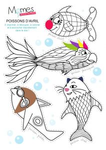 Coloriage De Paques Et Poisson D Avril 13 Best Poisson D Avril Images On Pinterest