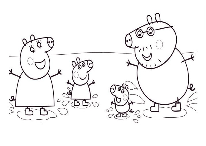 Coloriage De Peppa Pig En Ligne Gratuit Nos Jeux De Coloriage Peppa Pig   Imprimer Gratuit Page 8 Of 13