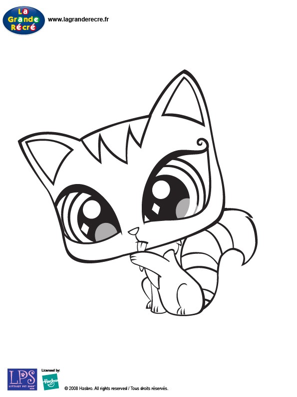 Coloriage De Petshop à Imprimer Dessin A Decalquer Maison Design Apsip