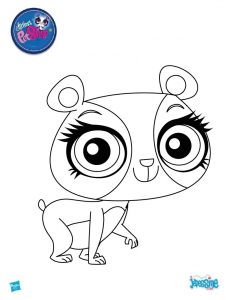 Coloriage De Petshop Chat Coloriages Littlest Pet Shop Frhellokids Serapportant Coloriage