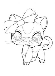 Coloriage De Petshop Trop Mignon Coloriage Petshop