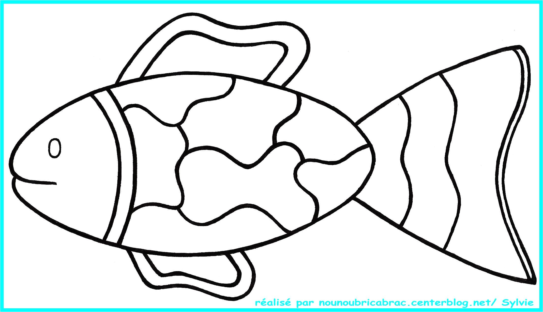 Coloriage De Poisson D Avril Facile Poisson Davril Coloriage
