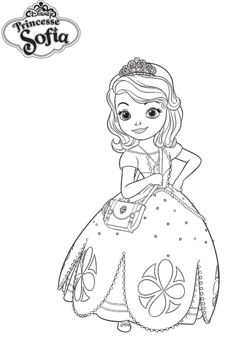 Coloriage De Princesse sofia à Imprimer Gratuit Inspirational Coloriage Princesse sofia   Imprimer Gratuit