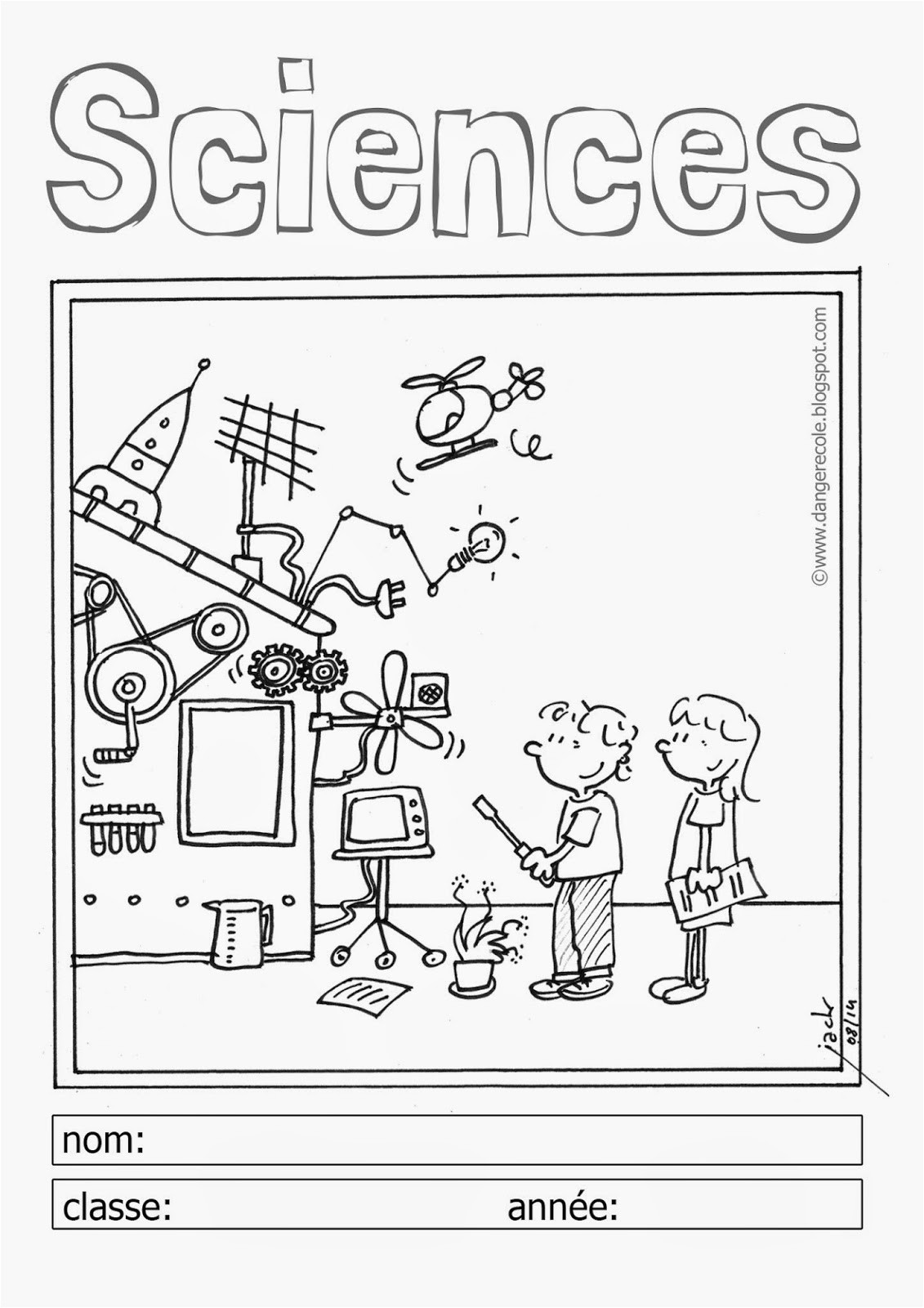 Coloriage De Rentrée Ce2 Danger école Affichages Utiles En Vrac