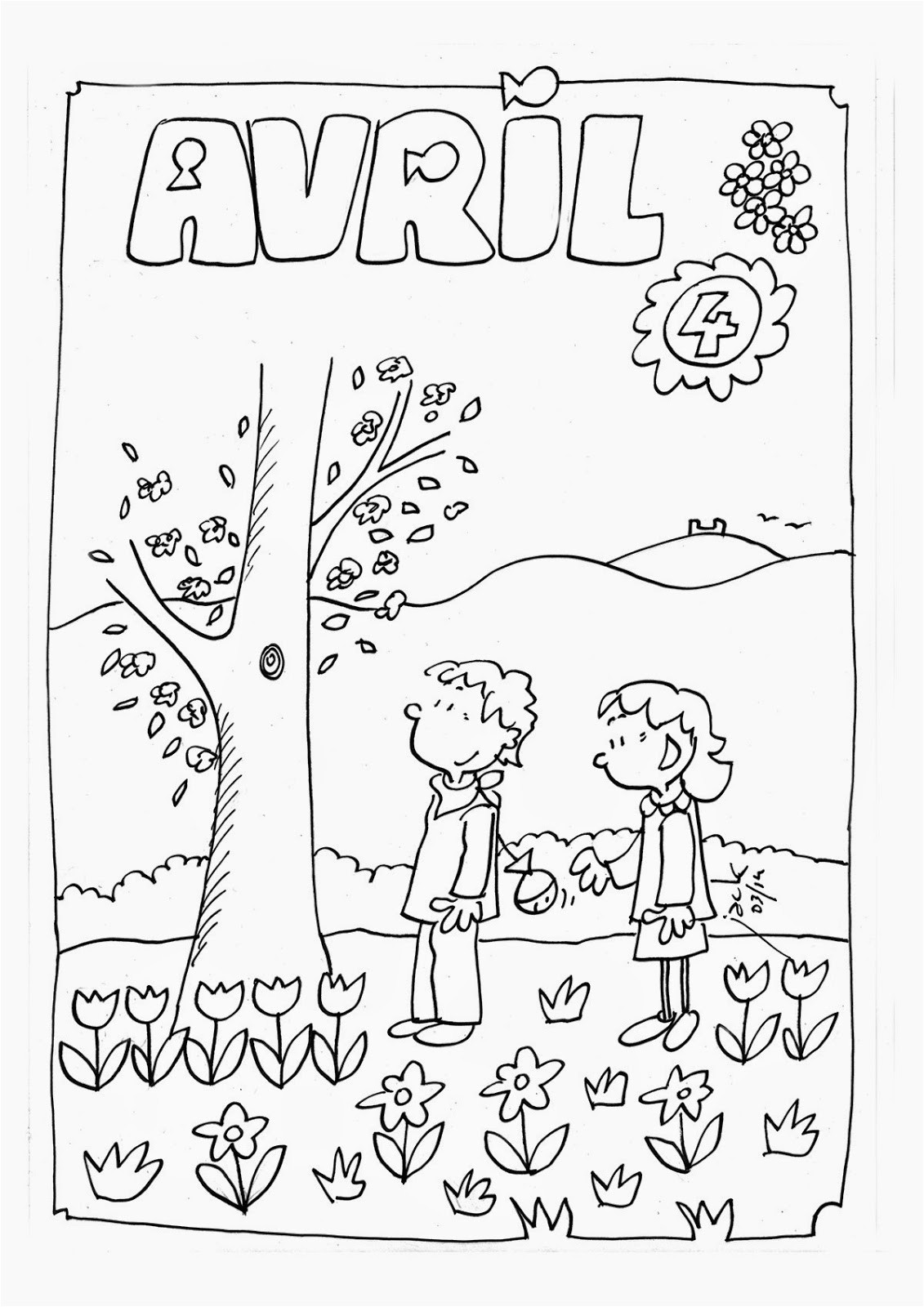 Coloriage De Rentrée Maternelle à Imprimer Danger école Affichages Utiles En Vrac
