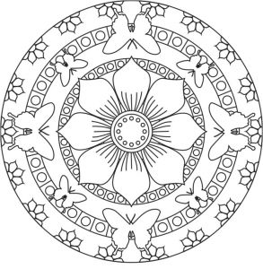 Coloriage De Rosace A Imprimer Gratuit â· 1001 Dessins De Mandala Imprimer Et Colorer