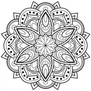 Coloriage De Rosace A Imprimer Gratuit â· 1001 Dessins De Mandala Imprimer Et Colorer