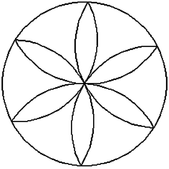 Coloriage De Rosaces Gratuit Coloriage Mandala Rosace En Ligne Gratuit   Imprimer